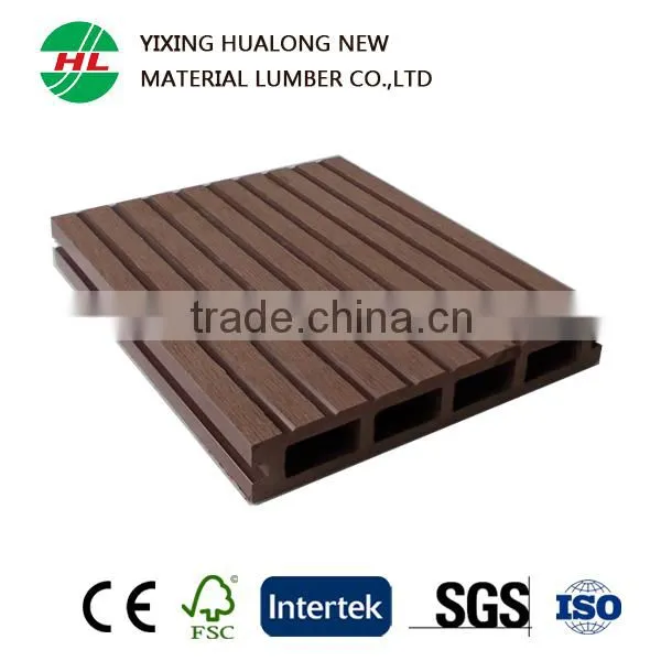 Hot Sale WPC Decking Anti-UV Wood Plastic Composite Outdoor Flooring With Wood Grain photo-4