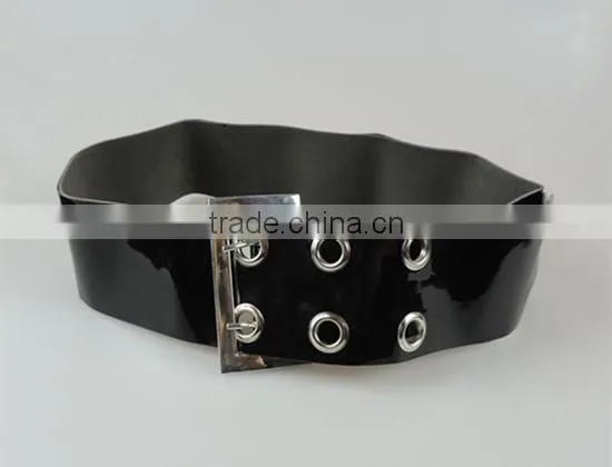 Exaggerated Belt Leather Belt Wide Belt Party Strap photo-2