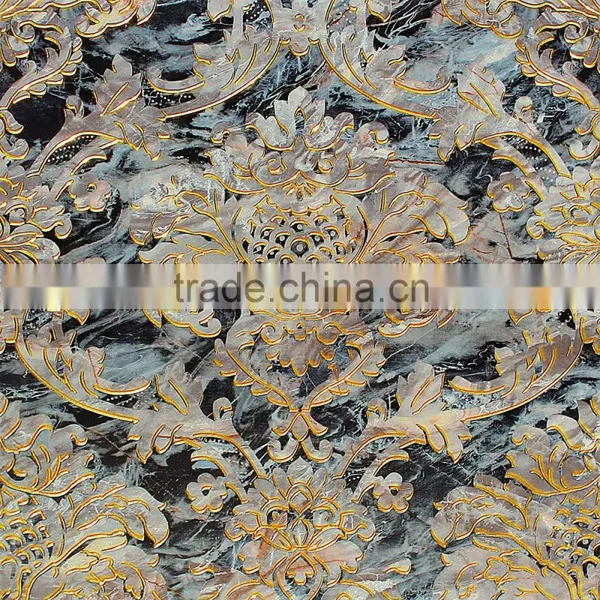 Gilding Keystone Black Walnut Glazed Porcelain Floor Tile photo-2
