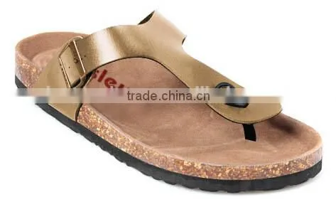 New PU Flat Slippers, Fashion Cork Sole Slippers photo-6