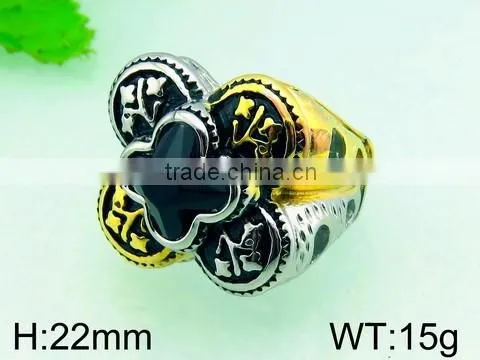 High Quality Unique Fashion Exotic Gold Rings photo-2
