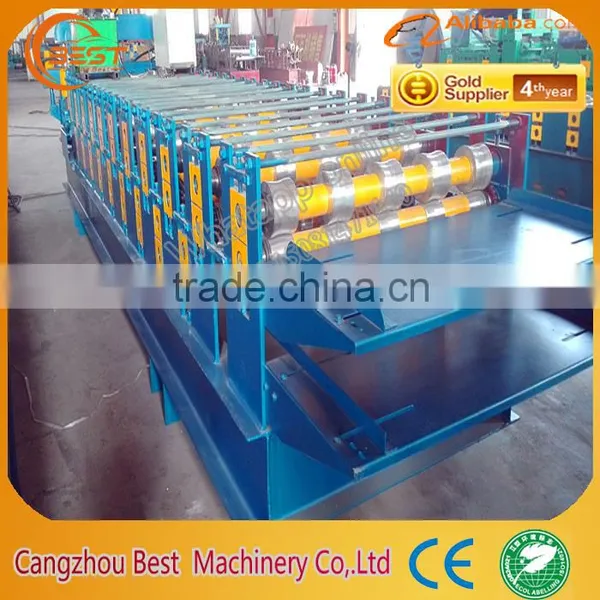 Best Double Layer Glazing Roll Forming Press Machine photo-3