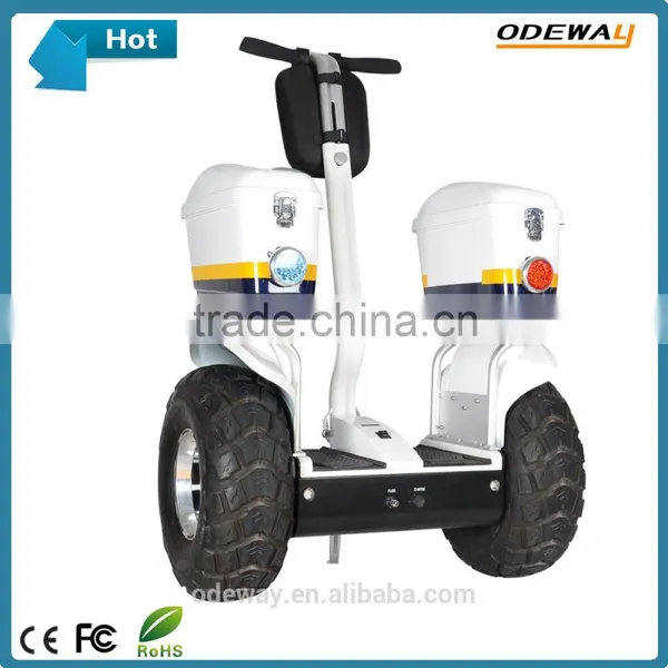 High Quality Fashion 72v 2 Wheel Police Electric Scooter With CE, RoHS, FCC