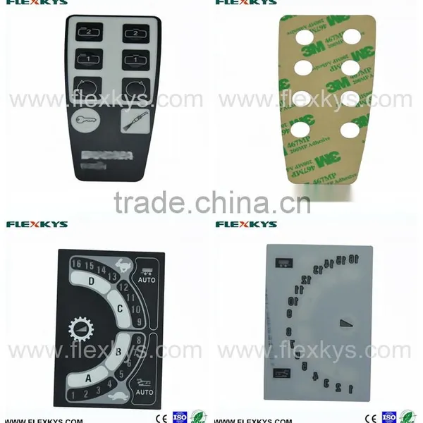 High Quality Custom Prototype Graphic Overlay for Industrial Controller Membrane Panel photo-4