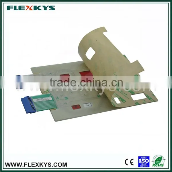 LCD Window Membrane Switch With LED Light photo-3