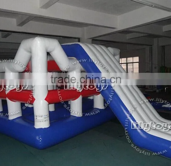 Inflatable Water Slide Toys,commercial Grade Wet Slide,floating Water Park Equipment photo-4