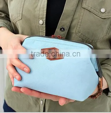 Hot Selling Cheap Fashion Canvas Cosmetic Bag, Cheap Personalized Cosmetic Bag photo-2