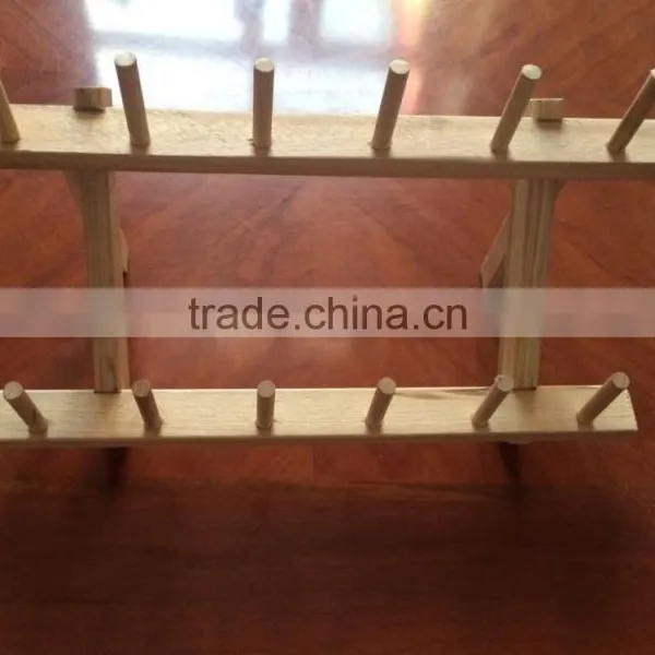 2015 Hot Sale Birch Thread Rack Wood Spools photo-6