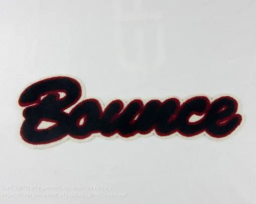 Sew-on Embroidery Chenille Patch Embroidery Towel Letters photo-4