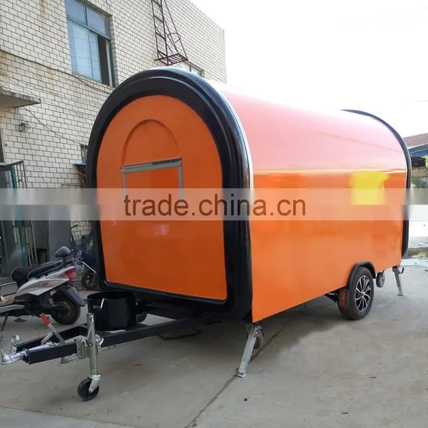 New Type Street Mobile Food Cart/coffee Vending Trailer for Sale CE photo-4