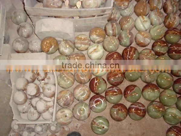 Factory Made Buy Cheap PURE Home Decoration ONYX APPLE WITH BRASS LEAF HANDICRAFTS photo-3