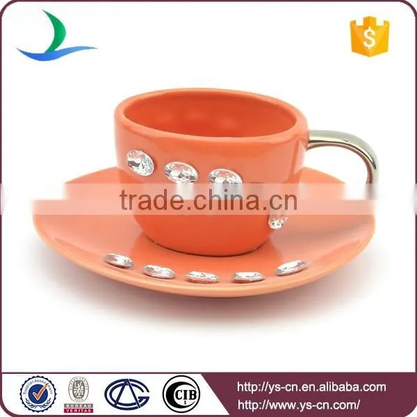 Antique Design Hot Selling Tea Coffee Set With Diamond photo-3