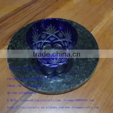 Cheap Drinking Wine Glass Slate Coaster photo-4