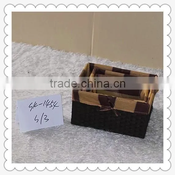Hot Sale Handicraft High Quality Antique Recyled Wooden Basket With Competitive Price photo-4