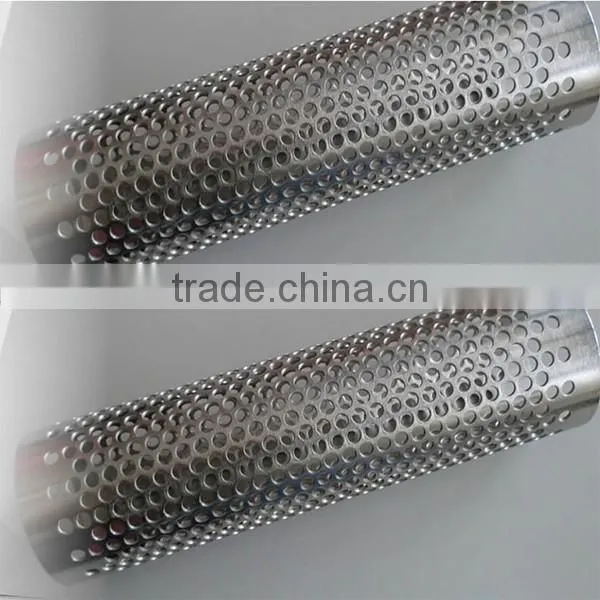 Round Hole Welded Stainless Steel Perforated Tube photo-2