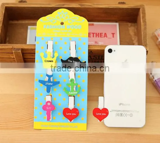 Wooden Photo Clip Holder,memo Clip photo-2