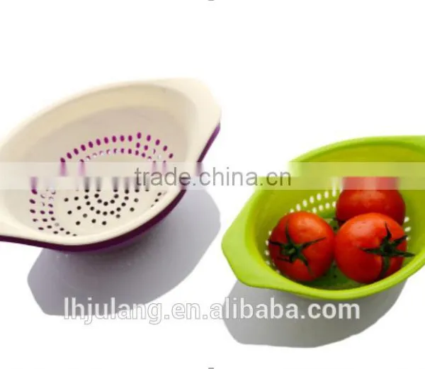 Useful Plastic Fruit/Vegetable Basket With Strainer Function/Plastic Dropping Fruit Basket photo-2