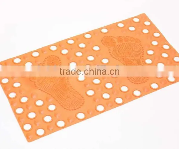 Non Toxic Crazy Selling Pvc Anti Slip Half Moon Bath Mat photo-2