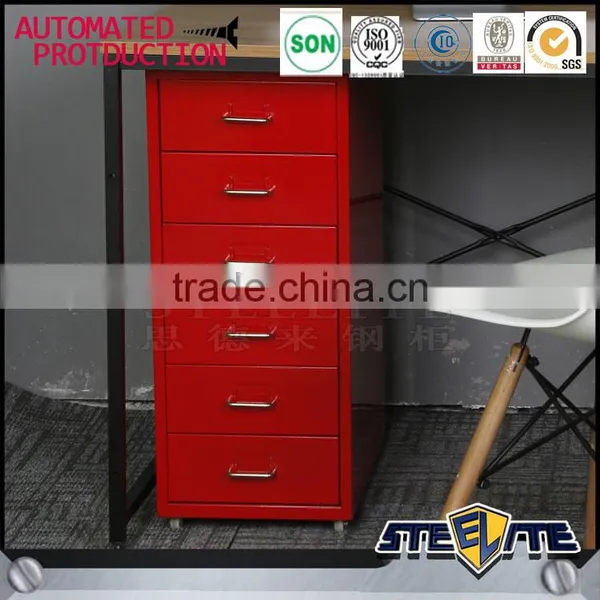 Under Desk Small Drawer Cabinet Helmer Six Drawer Mobile Filing Cabinet photo-2