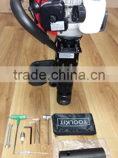 50mm 55mm 70mm Portable Petrol Hammer Piling Driver Handheld Gasoline Power Post Driver photo-3
