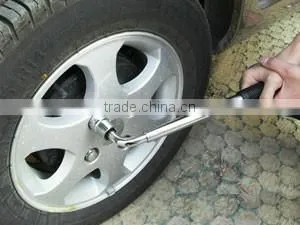 L Telescopic Wheel Nut Wrench L Type Socket Tyre Spanner Set photo-5