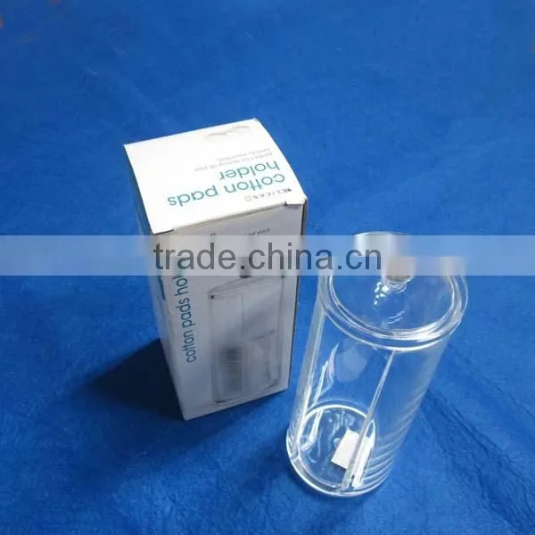 423240 Clear Acrylic Cotton Pad Holder,Cotton Pad Box
