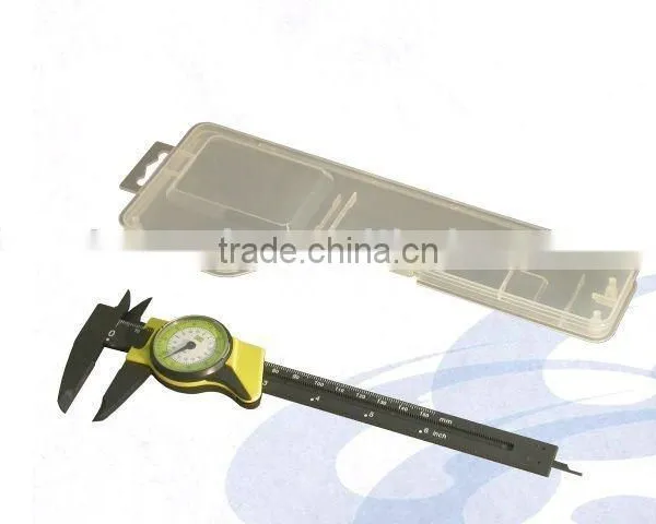 150mm 6 Inch Double Color Plastic Fiberglass Dial Vernier Caliper for Measuring Tools photo-3