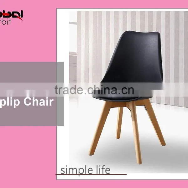 Hot Selling Best Price List Plastic Cushion Seat Tulip Shape Lounge Chair photo-2