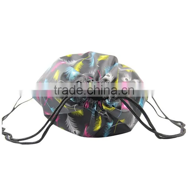 Soft-loop Style and Polyester Material Promotional Drawstring Bag photo-6