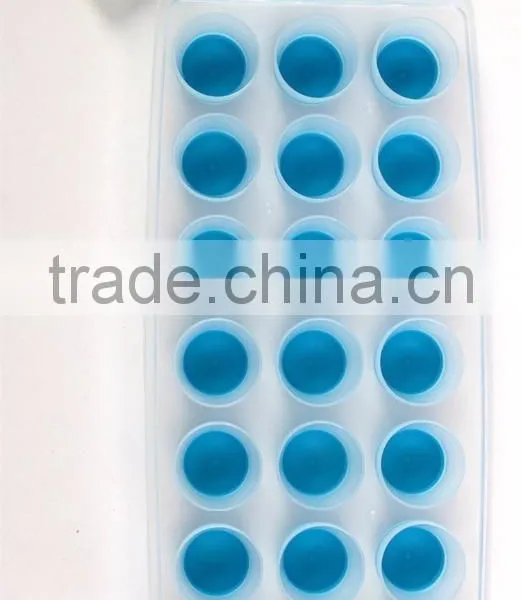 Wholesale Silicone Ice Mould Plastic 21 Pcs Ice Cube Try on Sale photo-3