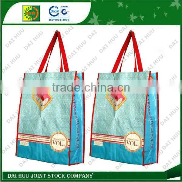 High Quality Laminated With BOPP Woven Shopping Bag