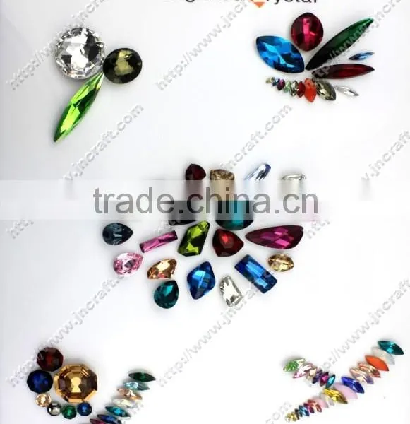 Wholesale Crystal Loose Fancy Stone Jewelry Findings Components photo-3