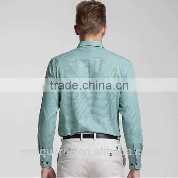 New Design Made to Measure Business Cotton Slim Men Shirt BS925 photo-4