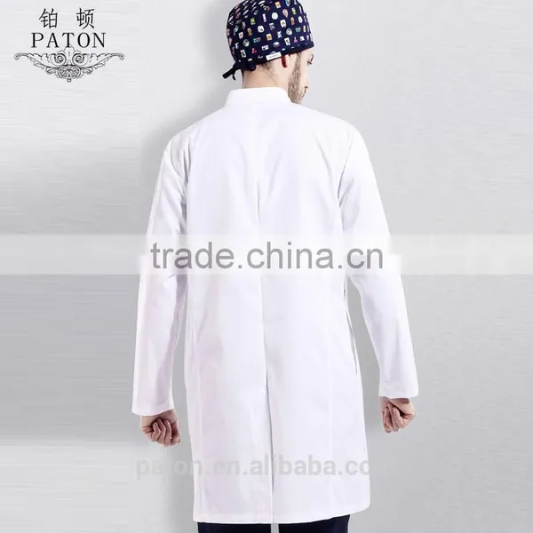 White Lab Coat For Medical Hospital Uniforms Doctor Gown photo-4