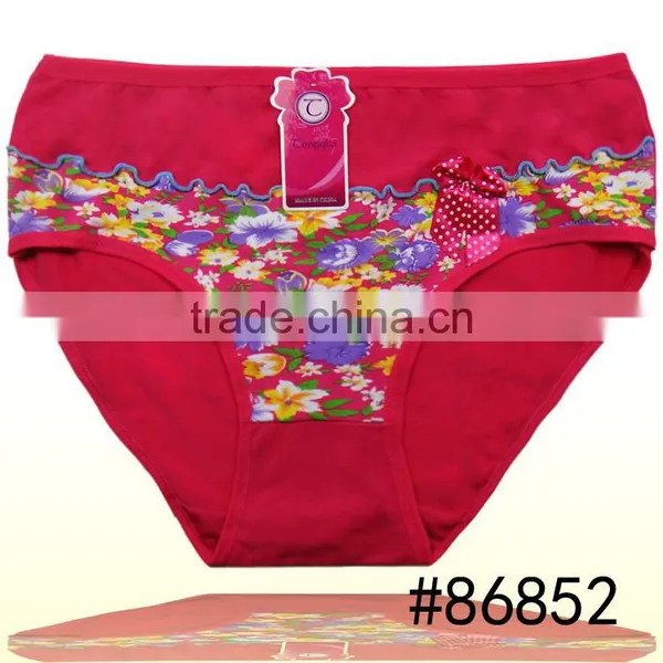 [Yun Meng Ni] Hot Wholesale Polyester Classic Big Size Panty For Mature Women