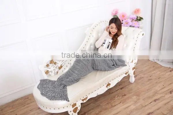 Wholesale China Crochet Adult Mermaid Tail Blankets photo-6