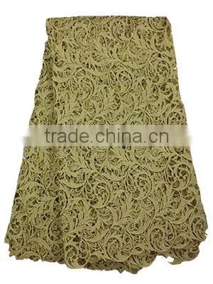 100% Cotton Textile Guipre Lace Fabric Embroidery African Lace Fabrics photo-6