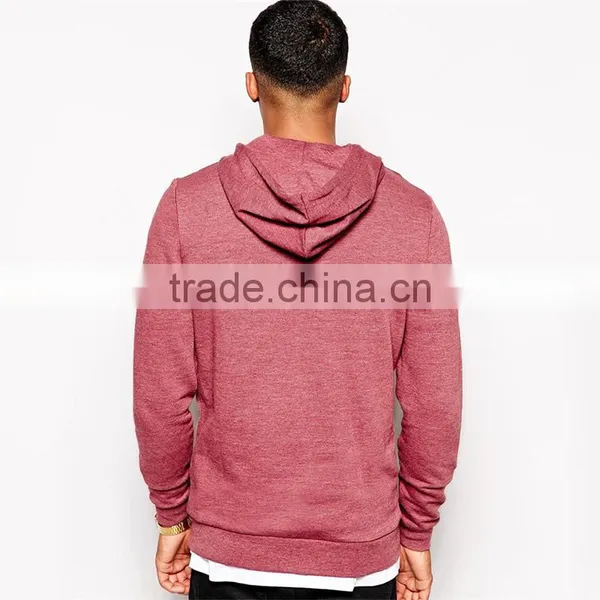 Mens Cheap Bulk Wholesale 100% Cotton Plain Hoodie Black photo-2
