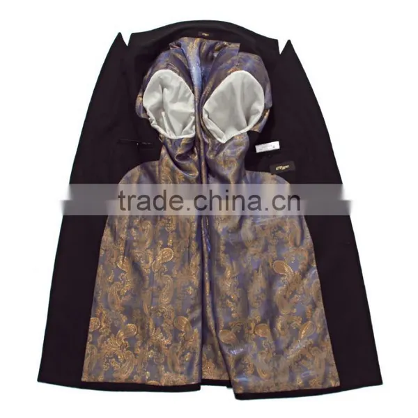Men Coat Winter Wear Wool Fabric Double-Breasted photo-3