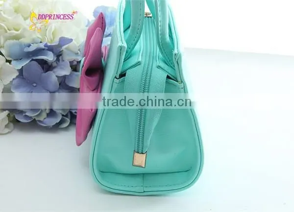 Fashion Blue Color Bow Tie Design Children Tote Bag , Children Shoulder Bag , Little Girls Shoulder Bag photo-3