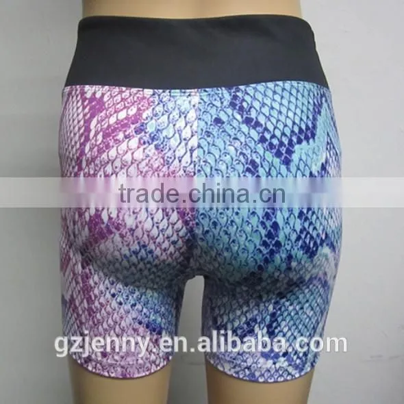 New Custom Women Sports Sublimation Gym Short Girls Wearing Yoga Pants Wholesale photo-2