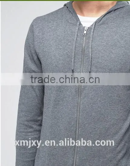 Zipper Hoodie 2016 Hot Sale Plain Dyed Sweater photo-3