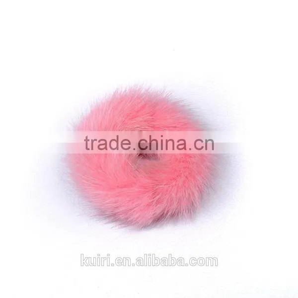 Factory Directly Wholesale High Quality and Pretty Girl Hair Mink Fur Hair Accessories photo-4
