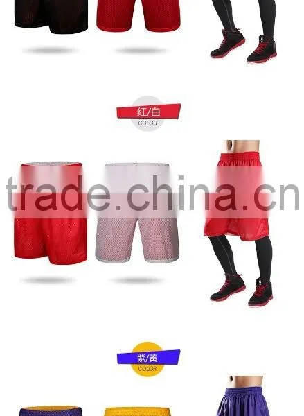 Oem Dress Factory! Wholesale Mens Running Shorts 100% Polyester Sport Shorts Elastic Shorts for Men photo-3
