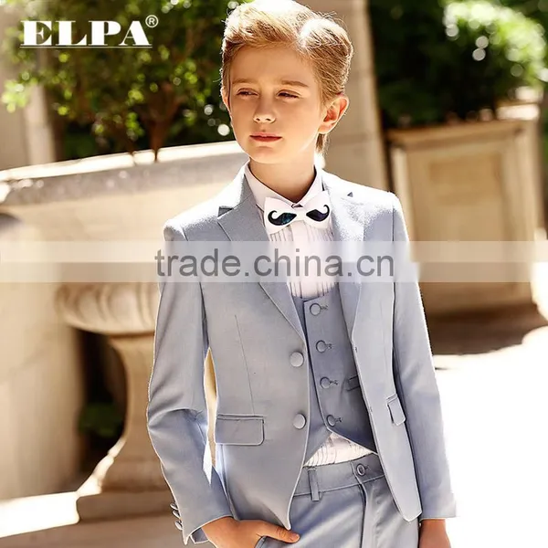 Kids Sweat White Baby Boys 3 PCS Suits for Wedding photo-4