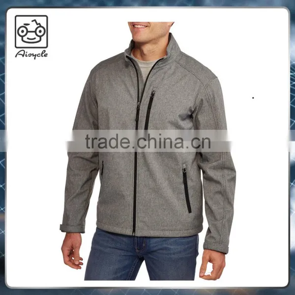 Woven Shell Bonded With 100%polyester Fleece Lined Durable Jacket for Man photo-3