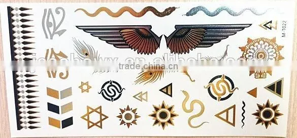 2015 Wholesale Metallic Tattoo Sticker photo-5