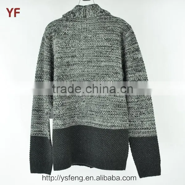Fashionable Custom Wholesale Men Woolen Sweater Design photo-2
