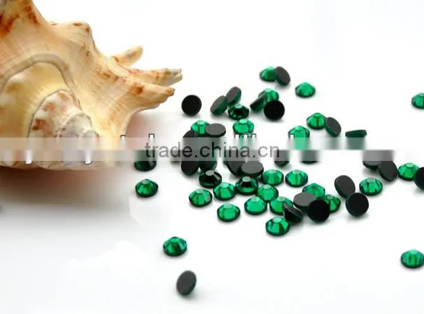 Wholesale Hot Fix Glass Crystal,Hot Fix Rhinestones Emerald& Flatback photo-3