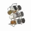 Glass Spice Bottles With Sliver Wire Racks photo-2
